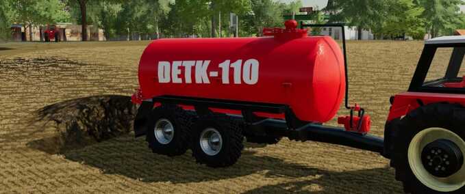 Liquid Manure FS22 Detk 110 Slurry Tank Farming Simulator mod