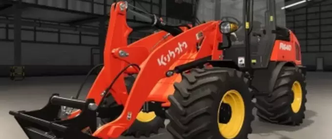 Exevators Kubota R640 Wide Tires + Rim Color Farming Simulator mod