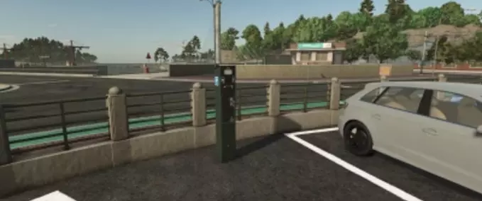 Placeable Objects Parking Meter (Hourly Income) Farming Simulator mod