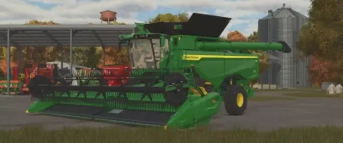 John Deere S7 with Front Dual Tires Mod Image