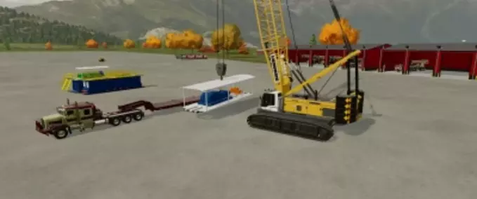 Exevators Liebherr HS 895 Crane Farming Simulator mod