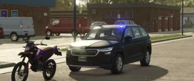 Skoda Kodiaq Emergency Vehicle Mod Image