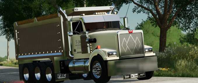 Western Star 4964 Tri Axle Kipper Mod Image