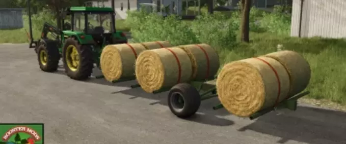 bale transport Mac Lander Bale Trailer Farming Simulator mod