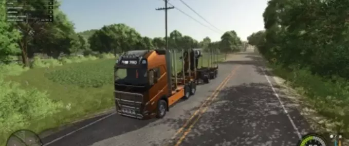 Animal Transport Volvo FH16 Wood Transport Farming Simulator mod