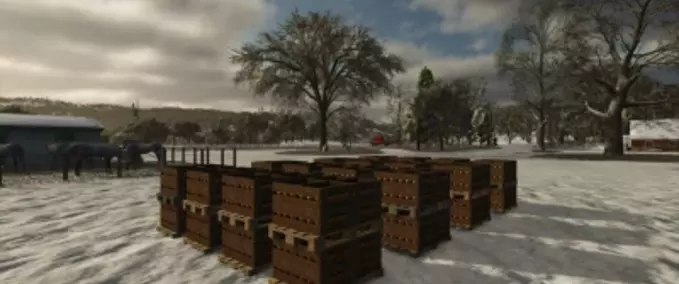 Placeable Objects More Honey Pallet Placement Options Farming Simulator mod