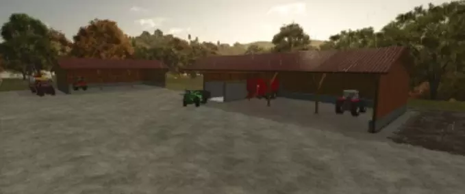 Sheds Wood Shelter Set Farming Simulator mod