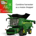 Combine Harvester as Maize Chopper Mod Thumbnail