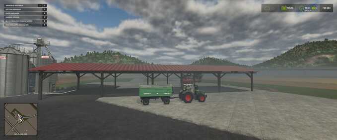 Sheds Vehicle shelter Farming Simulator mod