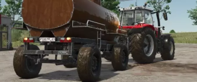 Other trailers Tank 8000L Farming Simulator mod