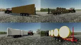 30' Flachbett-Autoload-Ballenanhänger Mod Thumbnail