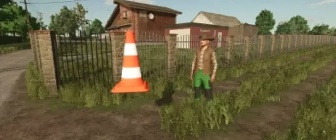 Decoration Movable Traffic Cone Farming Simulator mod