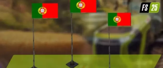 Dekoration Flagge von Portugal Landwirtschafts Simulator mod