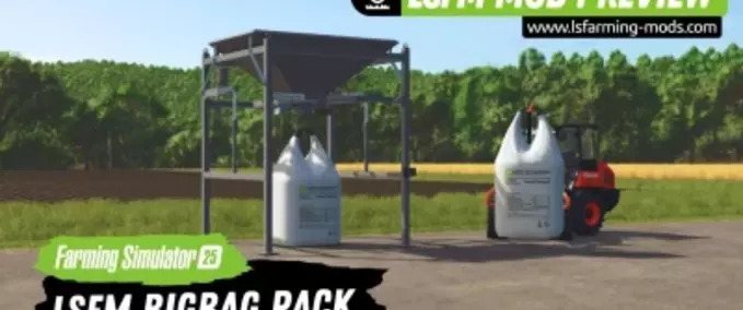 Placeable Objects BigBag Pack Farming Simulator mod