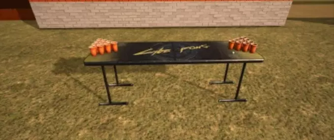 Decoration Beerpong Table Farming Simulator mod