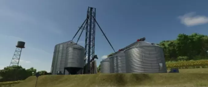 Silos Mittleres Getreideaufzug-Setup Landwirtschafts Simulator mod