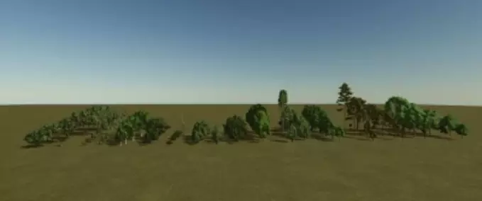 Prefab Base Game Trees Farming Simulator mod