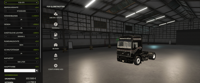 FS25 Volvo F16 truck Mod Image