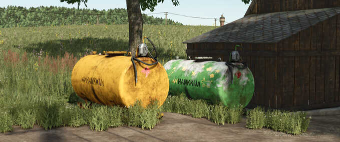 Placeable Objects Hankkija Fuel Tanks Farming Simulator mod