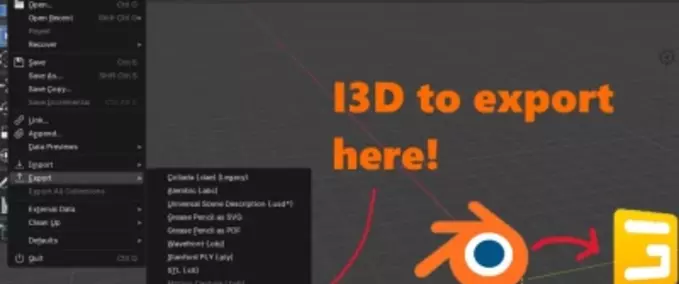 Tools Blender I3D Exporter Landwirtschafts Simulator mod
