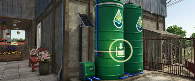 Placeable Objects Free Water Tank Farming Simulator mod