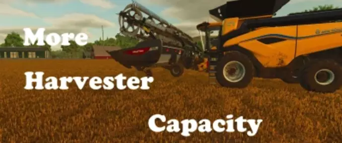 Scripts More Harvester Capacity Farming Simulator mod