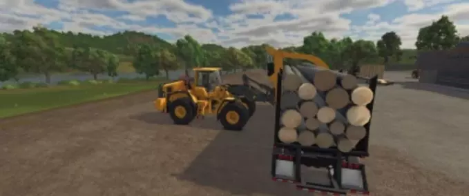 Forestry Millyard Grapple for Volvo L180H Farming Simulator mod