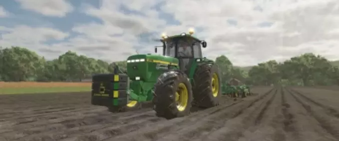 John Deere 4755 Turbo Edit mit Gewicht Mod Image