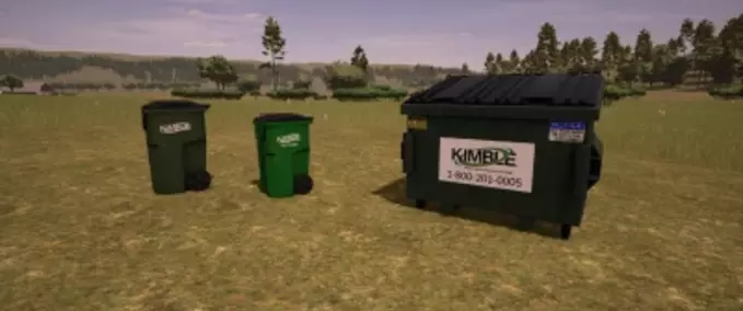 Dekoration Kimble Müllpack Landwirtschafts Simulator mod