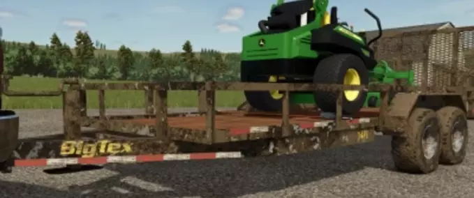 Low Loaders BigTex 24FT Trailer Farming Simulator mod