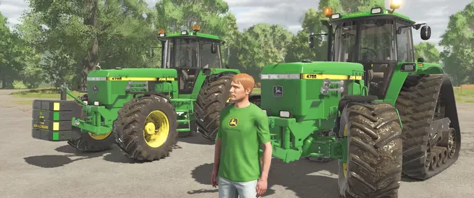 John Deere 4755 Turbo Edit mit Gewicht Mod Image