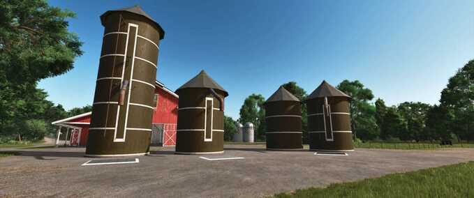 Silos Großsilage & Erweiterungen Landwirtschafts Simulator mod