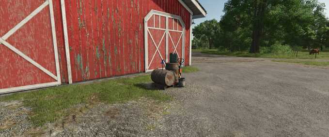 Platzierbare Objekte Kraftstofffass-Station Landwirtschafts Simulator mod