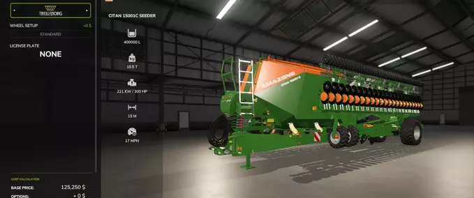 Seeders Citan 15001 Seeder Farming Simulator mod