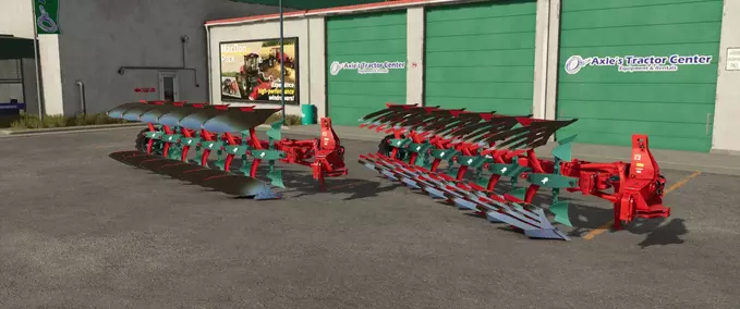 Ploughs Kverneland I-Plough 2500 6 Furrows Farming Simulator mod