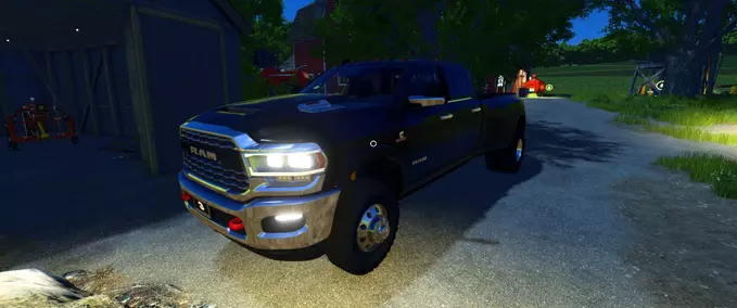 Cars 2024 Dodge Ram 3500 Crew Cab Farming Simulator mod