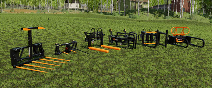 front loader Quicke Bale Tools Farming Simulator mod