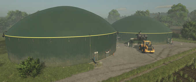 Factories Medium Biogas Plant Package Farming Simulator mod