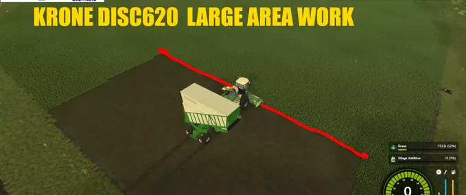 Scheibeneggen DISC620 Großflächenarbeit Landwirtschafts Simulator mod