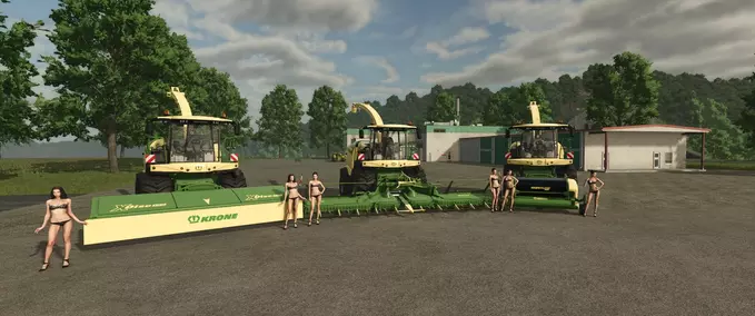 Claas Krone Big X 1156 Modified Farming Simulator mod