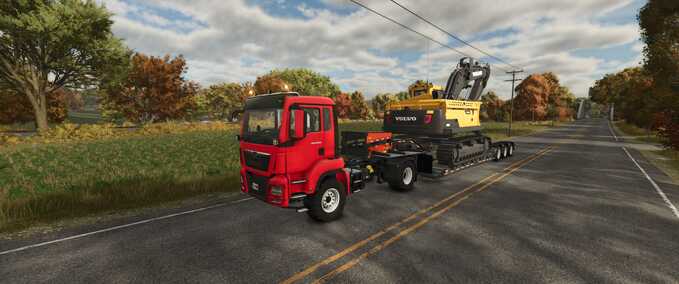 Trucks MAN TGS 18500 Farming Simulator mod