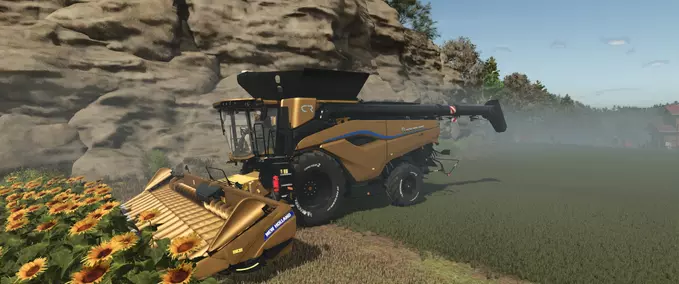 Cutters New Holland 980C Header Gold Edition Farming Simulator mod