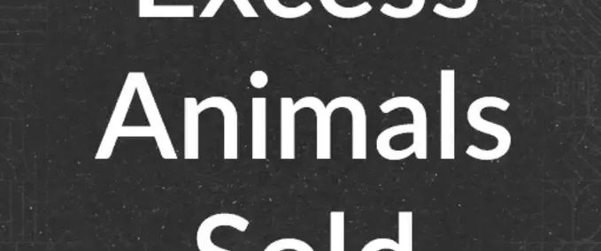 Gameplay Excess Animal Sold Farming Simulator mod