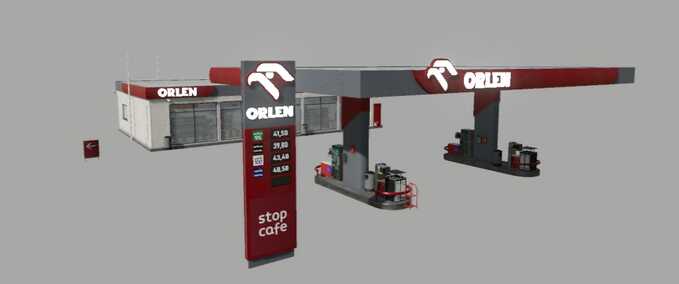 Prefab Orlen Tankstelle (Prefab) Landwirtschafts Simulator mod