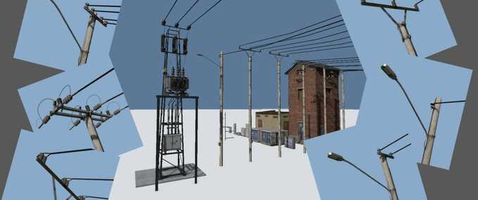 Prefab Tschechisches Elektrik-Paket (Prefab) Landwirtschafts Simulator mod