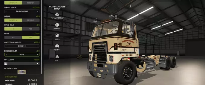 LKWs Transtar Eagle Truck Landwirtschafts Simulator mod