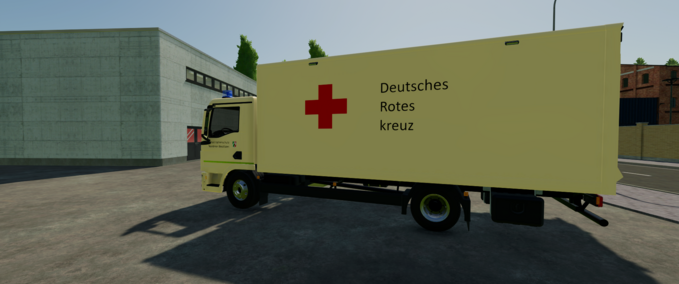 MAN man deutsches rotes kreutz skin Landwirtschafts Simulator mod