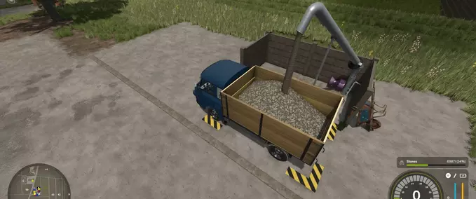 Silos Small Handmade Stone and Woodchip Silo Farming Simulator mod