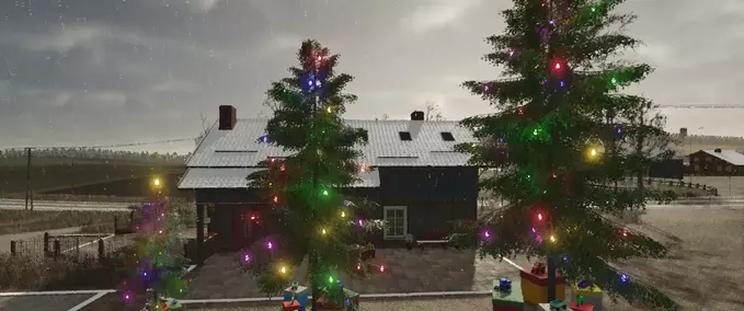 Dekoration Weihnachtsbaum-Paket Landwirtschafts Simulator mod