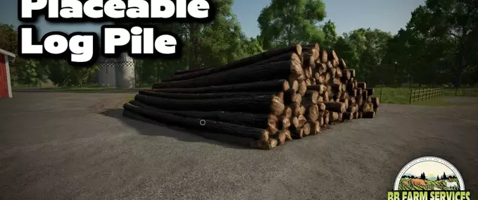 Objects Placeable Log Stack Farming Simulator mod